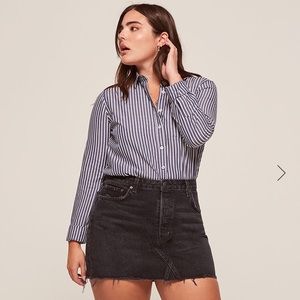 FINAL PRICE $ reformation boxy buttondown shirt xs
